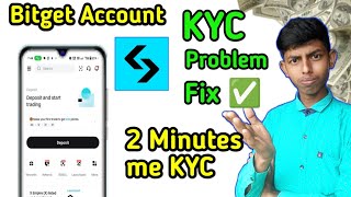 bitget account kyc problem  bitget wallet kyc failed problem [upl. by Erdman]