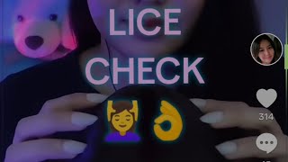 ASMR LICE CHECKKUTU REMOVAL [upl. by Cayla]