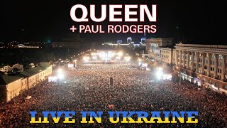 Queen  Paul Rodgers Live In Ukraine 2008 YouTube Special Raising funds for Ukraine Relief [upl. by Ydnam21]