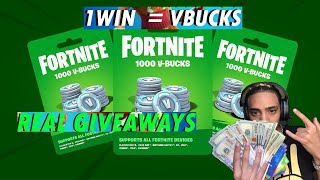 FORTNITE CUSTOMS V BUCKS GIVEAWAYS FASHION SHOW LIVE FORTNITE ITEM SHOP [upl. by Adnowal]