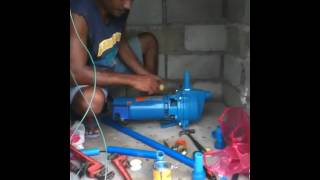 how 2 install a goulds pump [upl. by Itnava]