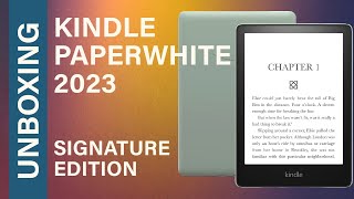 2023 Kindle Paperwhite Signature Edition 32 GB Unboxing ASMR [upl. by Kooima]