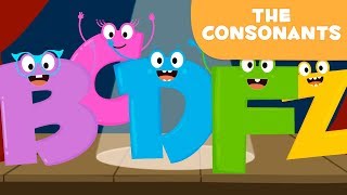 My First Letters  Consonants For Kids [upl. by Anitsirc]