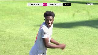 Alphonso Davies vs Marseille Friendly 31072020 [upl. by Prue]