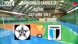 CAMPEONATO CARIOCA DE FUTSAL 2024  SÉRIE BRONZE  RESENDE FC X IGUAÇU FUTSAL  CATEGORIA SUB 9 [upl. by Hausmann]