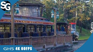 Disneyland Railroad Full Ride Train Tour  Disneyland Paris [upl. by Allemaj]