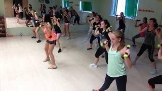 Zumba®Toning quotDROP ITquot MegaMix 59 choreo by Lena Prudnikova [upl. by Evelinn]