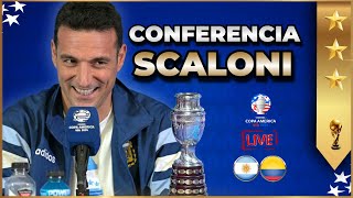 🔴 CONFERENCIA DE PRENSA LIONEL SCALONI  FINAL COPA AMÉRICA 2024 [upl. by Vernice]