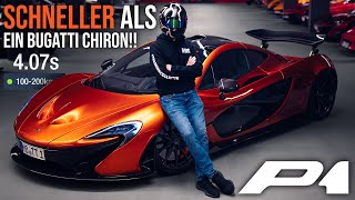 Ich fahre den 916PS McLaren P1  Schneller als ein Bugatti Chiron  AUTOBAHN POV 330KMH [upl. by Nibbor]