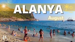 【4K🇹🇷】Exploring Cleopatra Beach A Tranquil Escape in Alanya Turkey [upl. by Ahsied977]