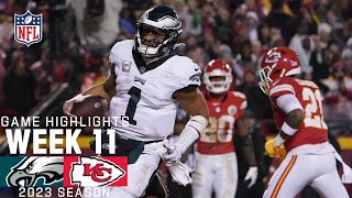 Philadelphia Eagles vs Kansas City Chiefs  2023 Week 11 Game Highlights [upl. by Hinkel]