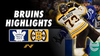 Bruins Highlights Best of Bostons Gritty Tough Win Against Toronto [upl. by Lleihsad889]