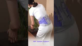 FREETOO Back Brace for Lower Back Pain Relief Lumbar Support Belt for Men amp Women [upl. by Elleirol725]