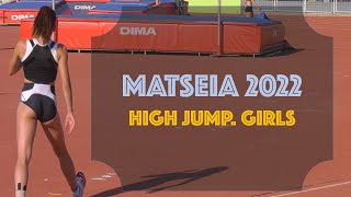 National Spring Championships MATSEIA 2022 High Jump Girls [upl. by Uahc]