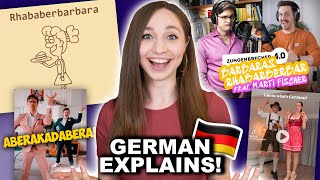 German Reacts to the VIRAL “Barbaras Rhubarb Bar” Song  Feli from Germany [upl. by Dagney]