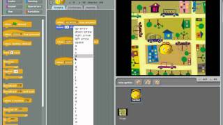 BeeBot and Scratch combo  learning to control the Sprite [upl. by Cleveland]