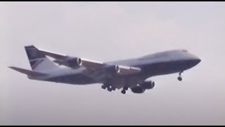 Plane Spotting Gatwick Airport 1990s Part 4 [upl. by Puklich]