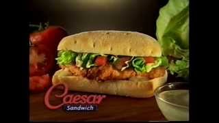 KFC  Caesar Sandwich  Australian Ad 2001 [upl. by Johnsson]