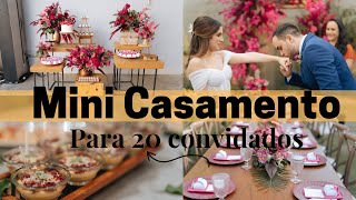 QUANTO GASTAMOS  Mini Casamento simples ao ar livre para 20 convidados  Valeu a pena Parte I [upl. by Amo]