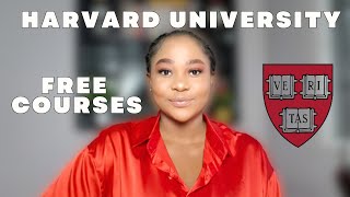 FREE Online Courses From Harvard University [upl. by Dachia]