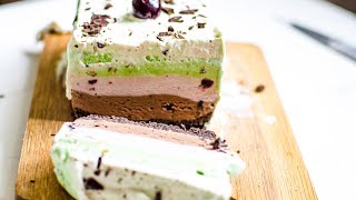 Traditional Spumoni Ice Cream Cake Recipe [upl. by Nunes]