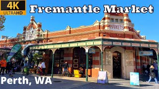 Fremantle Market  Fremantle Perth Western Australia 4K [upl. by Alilak193]