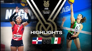 🇩🇴 DOM vs 🇲🇽 MEX  Highlights  Womens OQT 2023 [upl. by Atima]