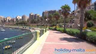 Saint Pauls Bay Malta  Apartment to rent  holiday rentals to let R127 F4 [upl. by Putscher833]