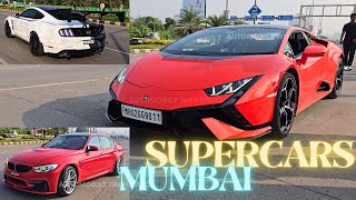 Supercars Sunday  Lamborghini  Porsche  BMW  Ford Mustang  Maybach  Car Spotting Mumbai [upl. by Atirahc433]