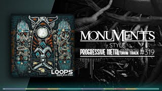 Progressive Metal Drum Track  Monuments Style  145 bpm [upl. by Letty328]