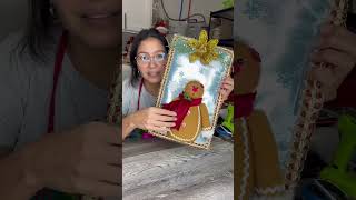 Coronas con reciclaje ♻️ shortvideo fyp diy christmascrafts [upl. by Ellissa]