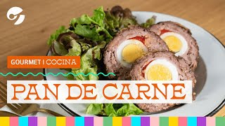 RECETAS  Paso a paso cómo preparar PAN DE CARNE relleno con jamón morrón y huevo  Clarín Cocina [upl. by Piselli208]