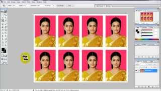 create Passport size Photo in adobe Photoshop 70 [upl. by Alphonsine736]