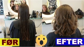 JEG BLIVER KORTHÅRET 💇 VLOG [upl. by Renie]