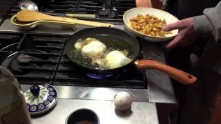 Spanish eggs with fried potatoes [upl. by Remlap]