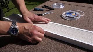 How to repair a pleated paper conservatory roof blind [upl. by Uuge167]