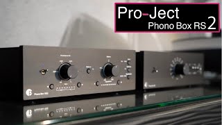 Pro ject Phono Box RS2 AND RS phono stage [upl. by Adiaroz]