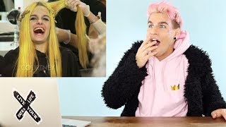 Hairdresser Reacts To Americas Next Top Model Makeovers S22 [upl. by Tnahs]