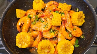 Very easy shrimp recipe  Simple shrimp recipe [upl. by Nirehtak]