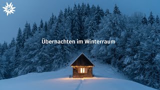 Auf einer Hütte im Winter übernachten  Tipps für den Winterraum  Planen amp Packen [upl. by Kcim]