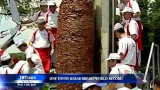 One Tonne Kebab Breaks World Record [upl. by Downey171]