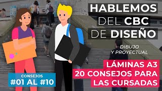 Lámina A3 CBC 20 consejos para tener en cuenta en la cursada Parte 01 [upl. by Finer494]