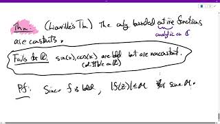 Section 55 Liouvilles Theorem and Proof [upl. by Iong]