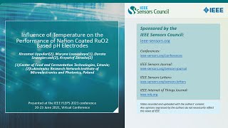 Influence of Temperature on the Performance of Nafion Coated RuO2 Based pH Electrodes [upl. by Eloci]