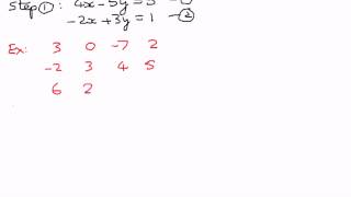 Matrices Augmented Matrix and Coefficient Matrix Example 2 [upl. by Assirolc]