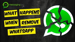 What happens when you remove WhatsApp from your phone without deleting your account [upl. by Taffy]