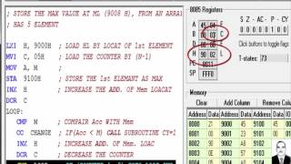 microprocessor  8085  8086  subroutine  example  المعالج الدقيق البرامج الفرعية مثال 04 [upl. by Hunger297]