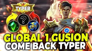 GLOBAL 1 GUSION COME BACK TYPER [upl. by Swee]