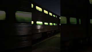 Metra Train on the BNSF Line Belches Smoke and Knocks Down Its Green Signal [upl. by Ring681]