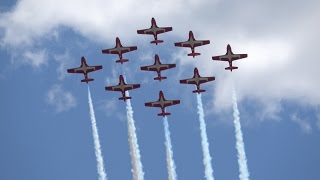 Snowbirds Sunday performance  St Louis Airshow 2016 4K [upl. by Tabbie]